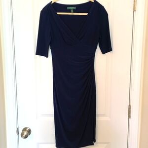 Ralph Lauren Navy Blue Dress Size 2
